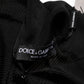 Dolce & Gabbana Black Viscose Turtle Neck Pullover Sweater Mens Sweater Mens T-Shirt