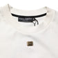 Dolce & Gabbana White DG Logo Crew Neck Sweatshirt Sweater Mens Sweater Mens T-Shirt