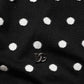 Dolce & Gabbana Black White Stripe Polka V-Neck Pullover Sweater Mens Sweater Mens T-Shirt