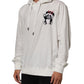 Dolce & Gabbana Off White Cotton Panda Hooded Sweatshirt Sweater Mens Sweater Mens T-Shirt