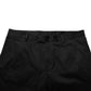 Dolce & Gabbana Black Cotton Stretch Casual Trouser Pants