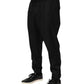 Dolce & Gabbana Black Drawstring Men Jogger Sweatpants Pants