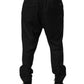 Dolce & Gabbana Black Drawstring Men Jogger Sweatpants Pants