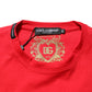 Dolce & Gabbana Red Goodluck 2023 Cotton Crew Neck T-shirt Mens T-Shirt