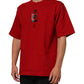 Dolce & Gabbana Red Logo Eye Print Cotton Short Sleeve T-shirt Mens T-Shirt