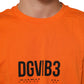 Dolce & Gabbana Orange DGVIB3 Crew Neck Short Sleeves T-shirt Mens T-Shirt