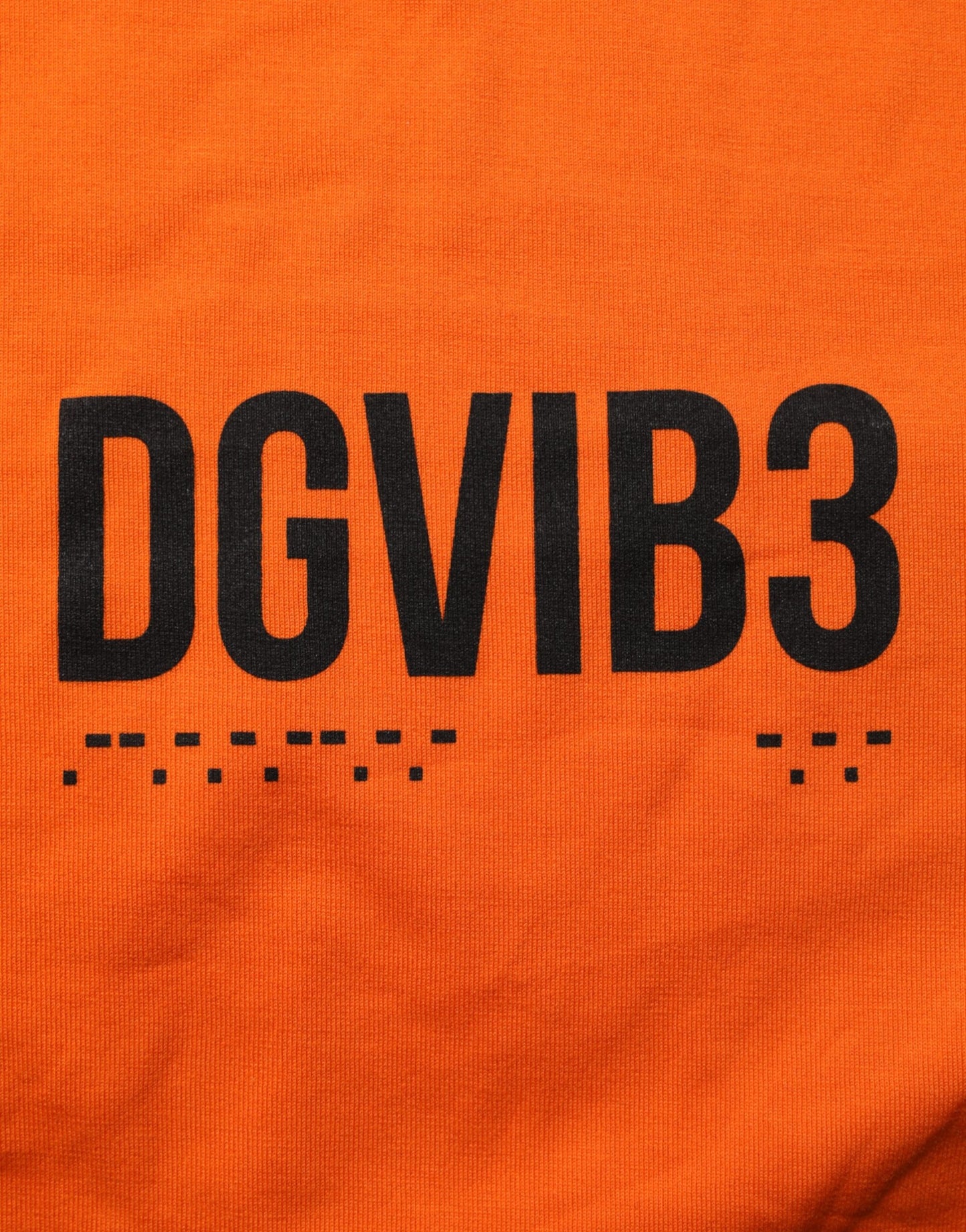 Dolce & Gabbana Orange DGVIB3 Crew Neck Short Sleeves T-shirt Mens T-Shirt