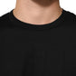 Dolce & Gabbana Black Goodluck 2021 Cotton Crew Neck T-shirt Mens T-Shirt