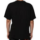 Dolce & Gabbana Black Logo Print Cotton Men Crew Neck T-shirt Mens T-Shirt