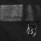 Dolce & Gabbana Black Logo Plaque Cotton Crew Neck T-shirt Mens T-Shirt