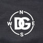 Dolce & Gabbana Black Logo Compass Cotton Crew Neck T-shirt Mens T-Shirt