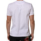 Dolce & Gabbana White Goodluck 2021 Cotton Crew Neck  T-shirt Mens T-Shirt