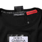 Dolce & Gabbana Black DGRoyals Cotton Men Crew Neck IT T-shirt Mens T-Shirt