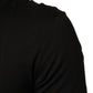 Dolce & Gabbana Black Cotton Logo Print Men Crew Neck T-shirt Mens T-Shirt