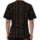 Dolce & Gabbana Black Cotton Coin Print Crew Neck T-shirt Mens T-Shirt