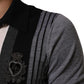 Dolce & Gabbana Black White Polka Dot Collared Polo T-shirt Mens T-Shirt