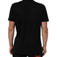 Dolce & Gabbana Black Logo Plaque Cotton Crew Neck T-shirt Mens T-Shirt