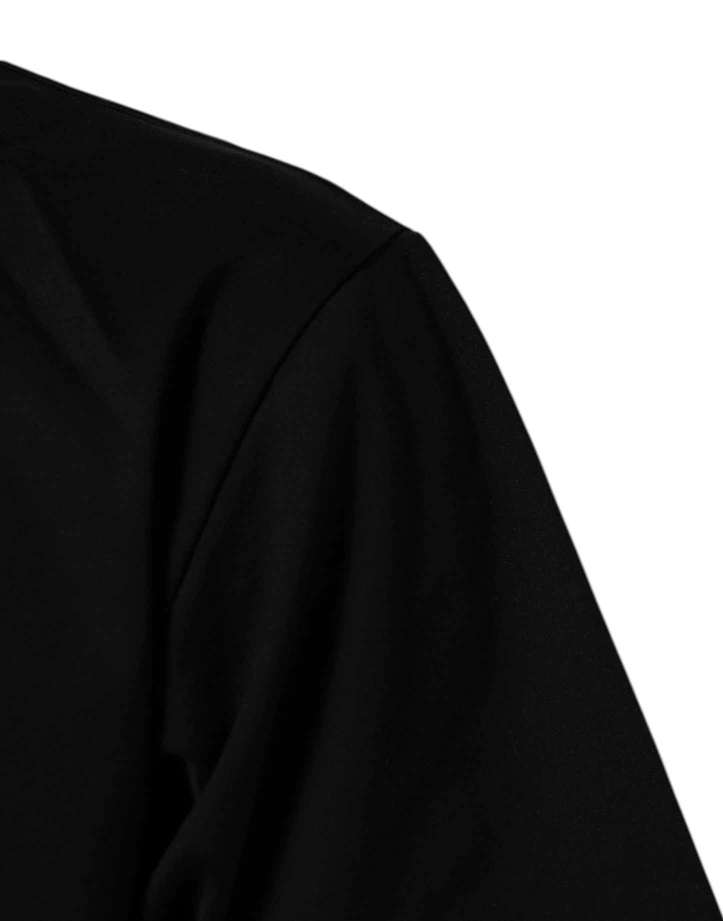 Dolce & Gabbana Black Logo Print Cotton Men Crew Neck T-shirt Mens T-Shirt