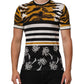 Dolce & Gabbana Multicolor Leopard Palm Leaf Men Crew Neck T-shirt Mens T-Shirt