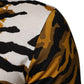 Dolce & Gabbana Multicolor Leopard Palm Leaf Men Crew Neck T-shirt Mens T-Shirt