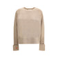 Tory Burch Beige Merino Wool Sweatshirt