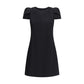 Alexander McQueen Black Wool Casual Dress