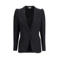 Alexander McQueen Black Wool Coat
