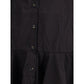 Ganni Black Cotton Casual Dress