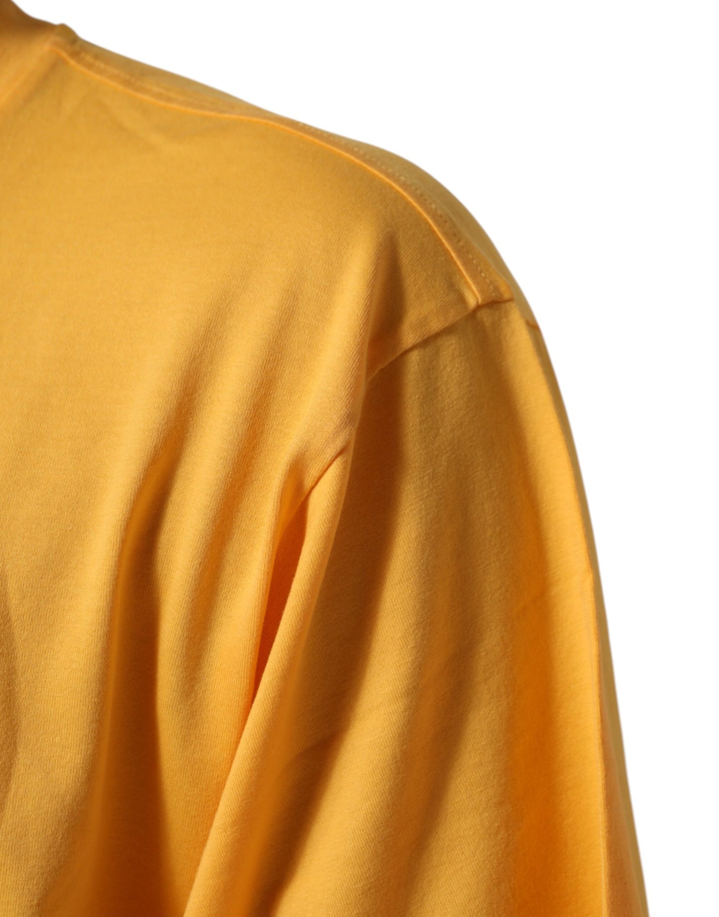 Dolce & Gabbana Yellow Secret Graden Floral Cotton CrewNeck T-shirt Mens T-Shirt
