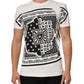 Dolce & Gabbana White Cotton Logo Bandana Print Men T-shirt Mens T-Shirt