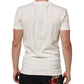 Dolce & Gabbana White Cotton Logo Bandana Print Men T-shirt Mens T-Shirt