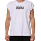 Dolce & Gabbana White Cotton Sleeveless Printed Tank T-shirt Mens T-Shirt