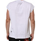 Dolce & Gabbana White Cotton Sleeveless Printed Tank T-shirt Mens T-Shirt