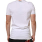 Dolce & Gabbana White Cotton Round Neck Men Underwear T-shirt Mens T-Shirt