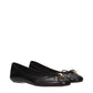 Chloé Black Leather Ballet Flats