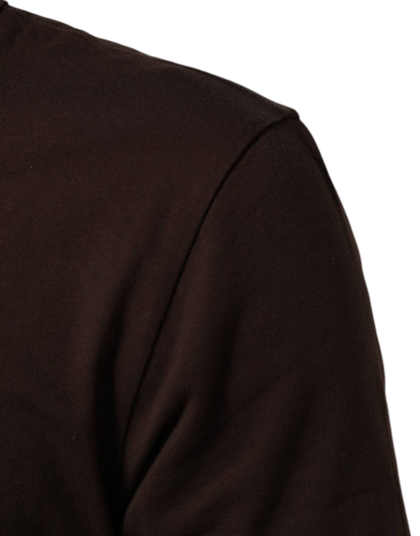 Dolce & Gabbana Brown Coin Laurel Print Men Crew Neck T-shirt Mens T-Shirt