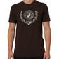 Dolce & Gabbana Brown Coin Laurel Print Men Crew Neck T-shirt Mens T-Shirt