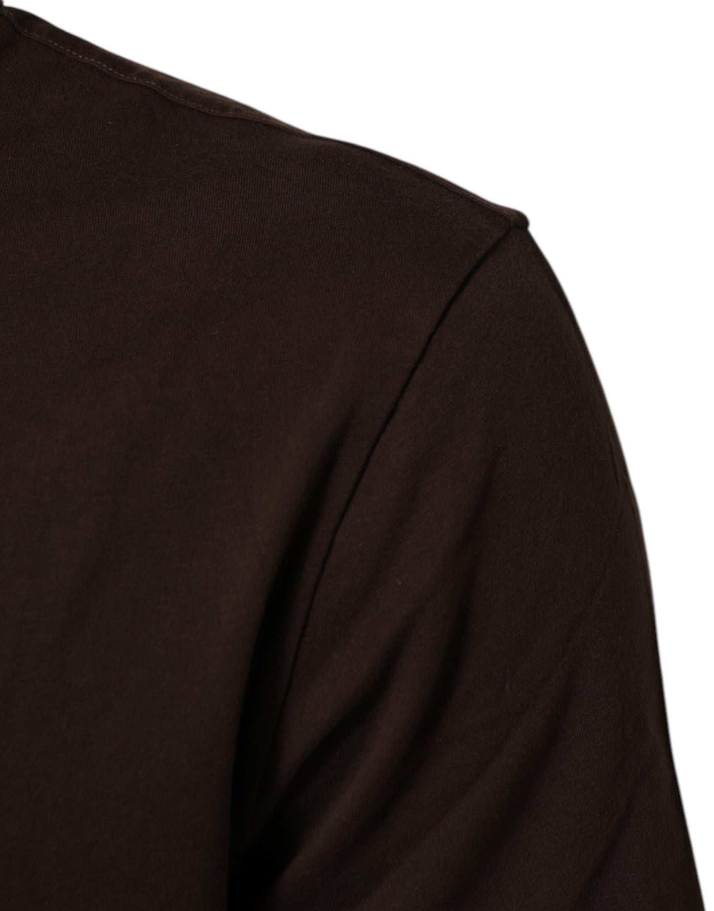 Dolce & Gabbana Brown Coin Laurel Print Men Crew Neck T-shirt Mens T-Shirt
