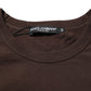Dolce & Gabbana Brown Coin Laurel Print Men Crew Neck T-shirt Mens T-Shirt