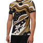 Dolce & Gabbana Multicolor Millennials Star CrewNeck T-shirt Mens T-Shirt