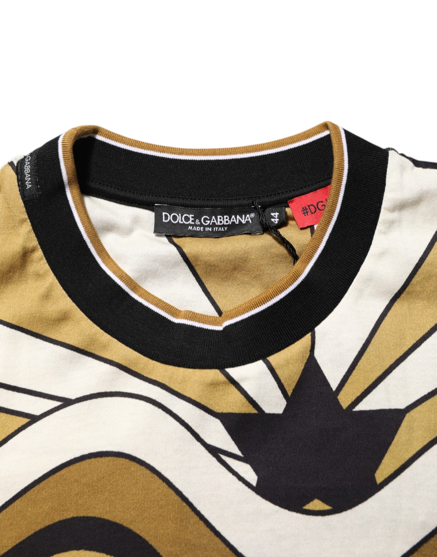 Dolce & Gabbana Multicolor Millennials Star CrewNeck T-shirt Mens T-Shirt