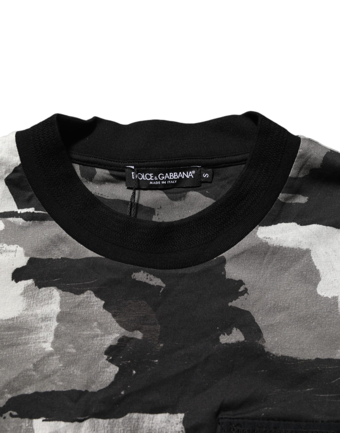Dolce & Gabbana Multicolor Camouflage Men Short Sleeves T-shirt Mens T-Shirt