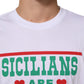 Dolce & Gabbana White Graphic Print Cotton Crew Neck T-shirt Mens T-Shirt