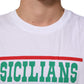 Dolce & Gabbana White Graphic Print Cotton Crew Neck T-shirt Mens T-Shirt