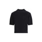 Givenchy Black Wool Polo Shirt