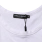 Dolce & Gabbana White Sleeveless Round Neck Tank Top T-shirt Mens T-Shirt
