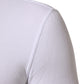 Dolce & Gabbana White Long Sleeves Button Closure T-shirt Mens T-Shirt