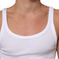 Dolce & Gabbana White Sleeveless Round Neck Tank Top T-shirt Mens T-Shirt