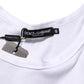 Dolce & Gabbana White Sleeveless Round Neck Tank Top T-shirt Mens T-Shirt
