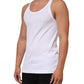 Dolce & Gabbana White Sleeveless Round Neck Tank T-shirt Mens T-Shirt